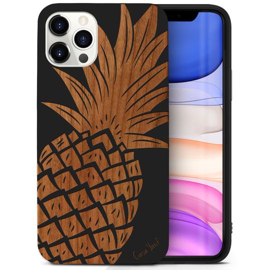 Discover Fruit iPhone Wood Case, Pineapple iPhone   Premium Protective iPhone Wood Casing