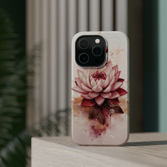 Discover MagSafe iPhone Case Lotus Art Nature Plants Blossoms for iPhone