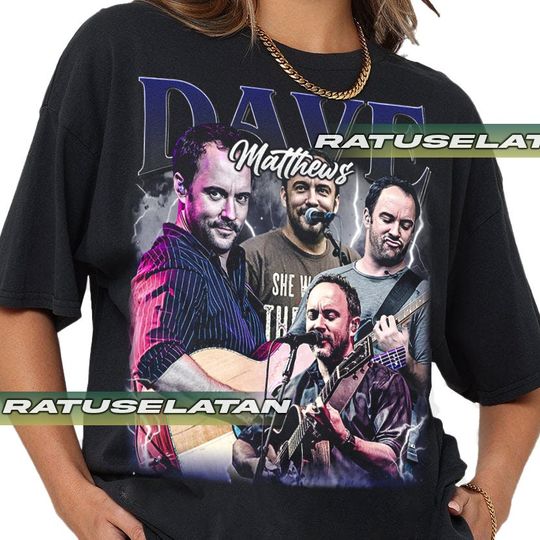 Discover Limited Dave Matthews Vintage Shirt, Gift For Woman and Man Unisex T-Shirt