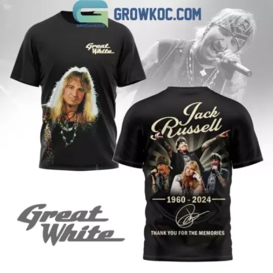 Discover Jack Russell Great White 2024 Thank You 3D T-Shirt