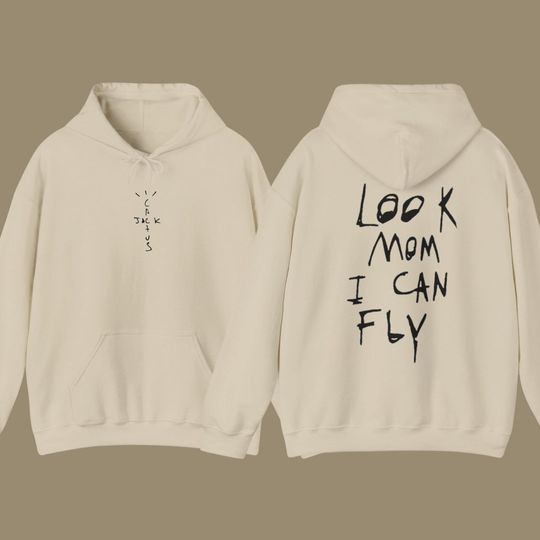 Look Mom I Can Fly Hoodie, Cactus Jack Hoodie, Travis Cactus Jack Hoodie, Cactus Jack Merch, Travis Cactus Jack Hoodie