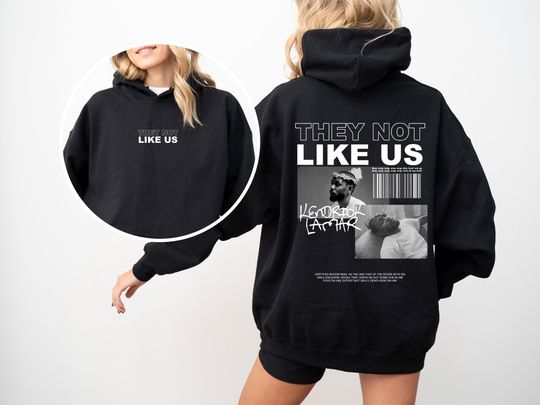 They Not Like Us Rapper Tee Vintage Kendrick Lamar 90s Hip Hop Fan Hoodie