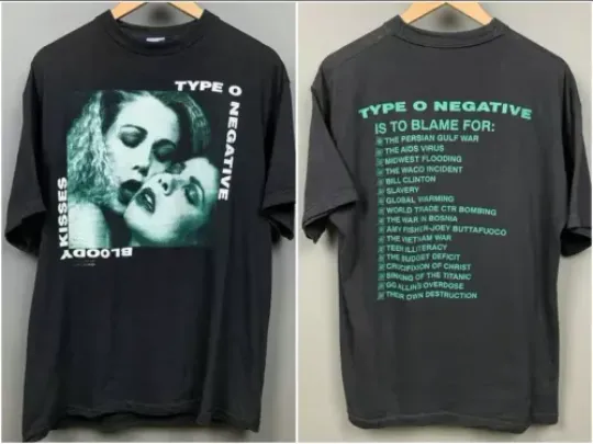 Type O Negative 1993 Music T-Shirt For All Fans