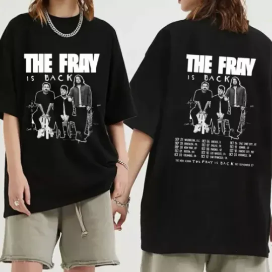 Discover The Fray Is Back 2024 Tour t-Shirt, The Fray Band Fan Shirt