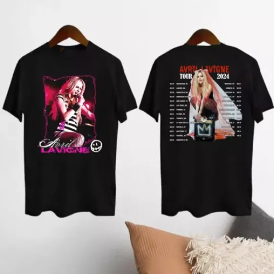 Discover Avril Lavigne Greatest Hits Tour 2024 T-Shirt
