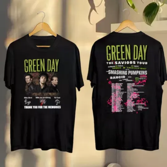 Green Day The Saviors 2024 Tour T-Shirt