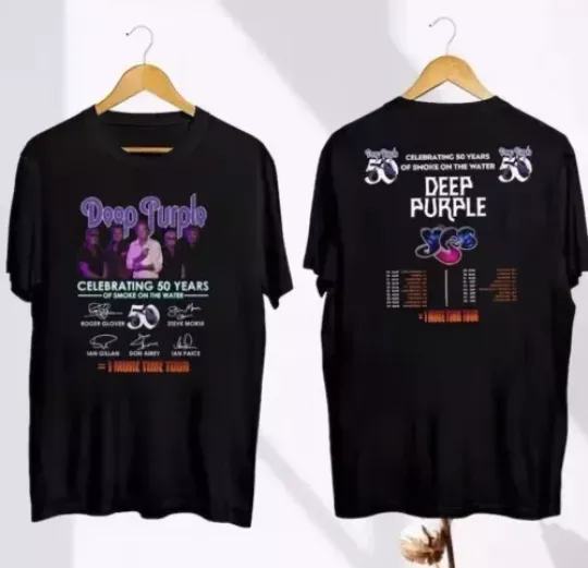 2024 Deep Purple Tour T-Shirt, Deep Purple Band Fan Gift