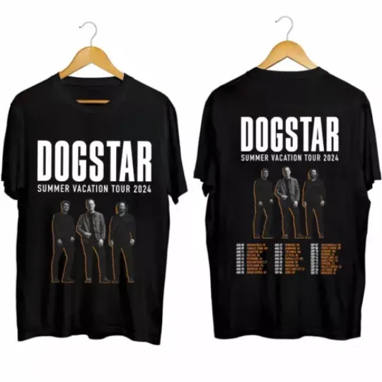 Discover Dogstar Summer Vaction US Tour 2024 Shirt, Dogstar Band Fan Shirt, Dogstar 2024