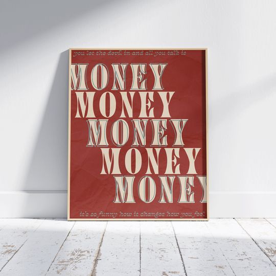 Discover Tangerine Print | Glass Animals Print Poster | Dreamland Album Poster | 70s Style Retro Poster