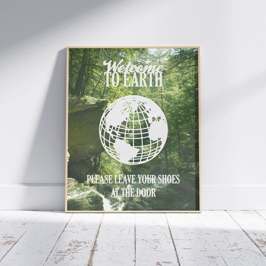Discover Nature Poster | Mother Earth Print | Granola Aesthetic