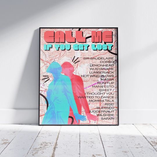 Call Me If You Get Lost Poster | Retro Tyler The Creator Poster