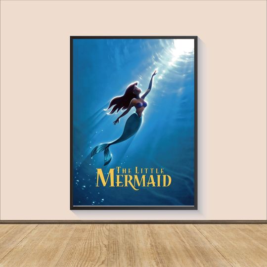 The Little Mermaid 1989 Classic Movie Poster Print, Room Decor, Movie Art, Gifts for Him/Her, Movie Print, Art Print