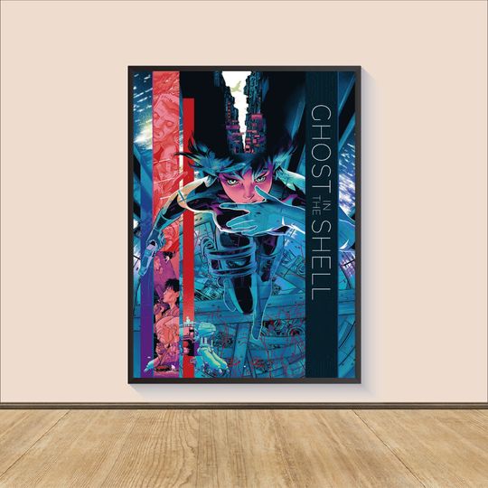 Ghost in the Shell Movie Poster Print, Room Decor, Movie Art, Gifts for Him/Her, Wall Art Print, Art Poster For Gift