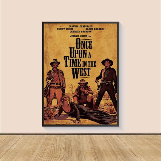 Discover Once Upon a Time in the West Movie Poster Print, Room Decor, Movie Art, Gifts for Him/Her, Wall Art Print