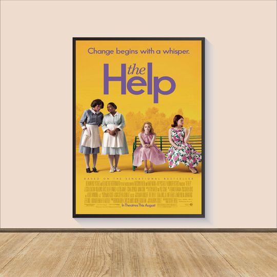 Discover The Help Movie Poster Print, Room Decor, Personalized gift, Wall Art Print, Art Poster For Gift, Movie Print
