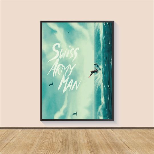 Discover Swiss Army Man Released Movie Poster Print, Room Decor, Movie Art, Gifts for Him/Her, Movie Print, Art Print