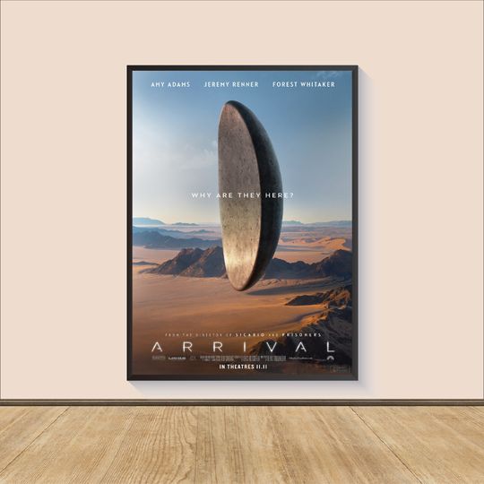 Discover Arrival Movie Poster Print, Room Decor, Movie Art, Wall Art Print, Art Poster For Gift 24x36