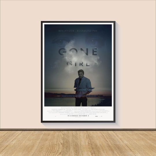 Discover Gone Girl Movie Poster Print, Home Decor, Movie Art, Gifts for Him/Her, Movie Print, Art Print, Film Art Poster 24x36