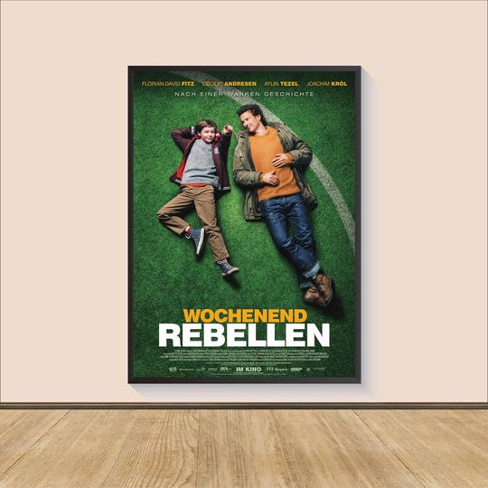 Discover Wochenendrebellen Movie Poster Print, Room Decor, Movie Art, Gifts for Him/Her, Wall Art Print, Art Poster For Gift