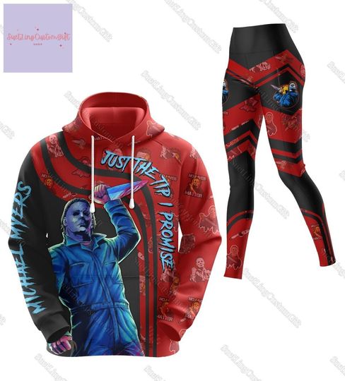 Discover Halloween Michael Myers Hoodie And Leggings, Horror Movie Hoodie For Men, Scary Movie Hoodie, Halloween Movie Shirt, Leggings For Women