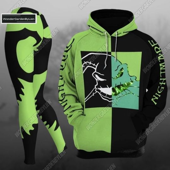 Discover Halloween Jack Skellington Hoodie Legging, Nightmare Before Movie, Skellington Scary Pullover Hoodie, Costume Horror Movie Shirt