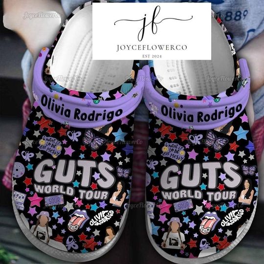 Olivia Rodrigo Guts Lacy Clogs, Olivia Rodrigo Tour Sandals, Olivia Rodrigo Merch, Guts Tour 2024, Olivia Rodrigo Summer Shoes