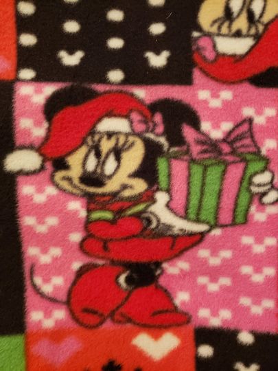 Discover Fleece Blanket - CHRISTMAS MINNIE MOUSE -  Fleece Blanket