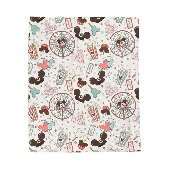 Discover Disney Magical Sherpa  Fleece Blanket