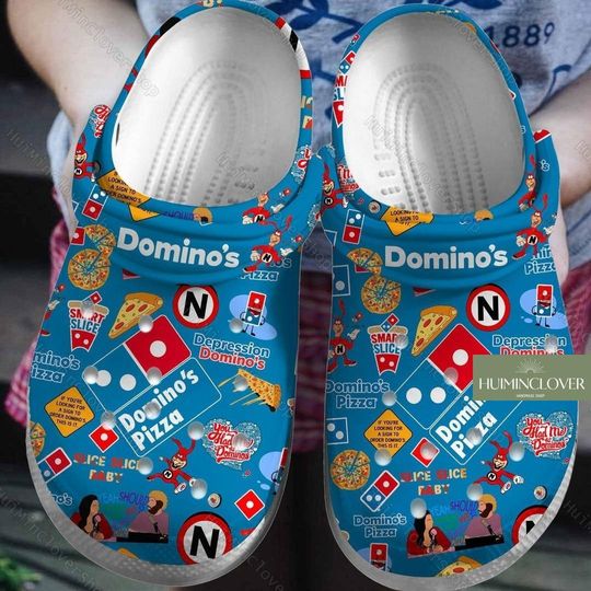 Discover Domino Pizza Clogs, Domino's Pizza Shoes, Domino Pizza Summer Shoes, Domino's Pizza Slippers, Pizza Sandals, Domino Pizza Merch