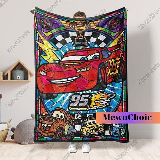 Discover Disney McQueen  Blanket, Disney Cars Blanket, Lightning Blanket