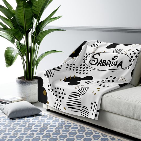 Discover Mickey Ears Blanket, Disney Sherpa Fleece Blanket, Disney Couch Blanket