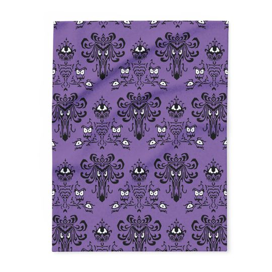 Discover Haunted Mansion Inspired Disney Arctic Fleece Blanket