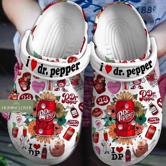 Discover I Love Dr Pepper Clogs, Dr Pepper Soda Shoes, Soda Summer Shoes, Dr Pepper Slippers, Dr Pepper Merch, Dr Pepper Fan Gift