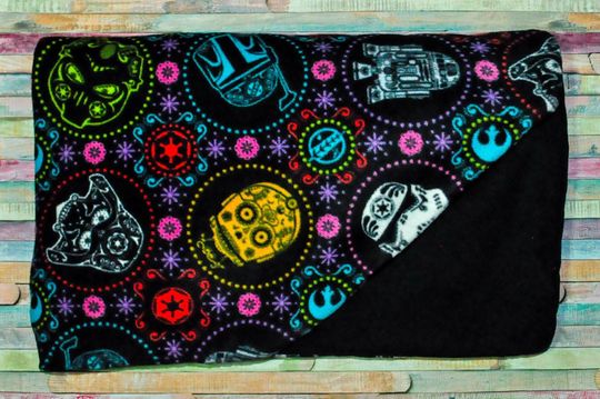 Discover Nerdiblankets Fleece Sugar Skull Throw Blanket