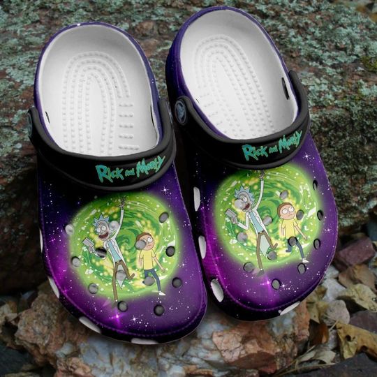 Rick And Rickandmorty Clogs, Rick And Rickandmorty Shoes, Kid/Adult Sandals Slippers, Custom Shoes