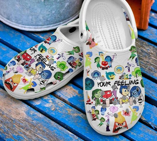Discover Inside Out 2 Pattern Clogs, Inside Out 2 Shoes, Kid/Adult Sandals Slippers, Custom Shoes
