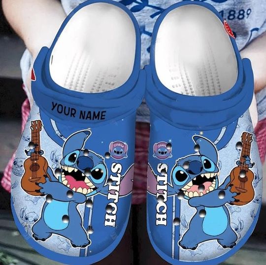Discover Lilo & Stitch Guitar Clogs, Stitch Summer Shoes, Stitch Clogs For Men Women Kids, Clogs Sandals, Clogs For Summer, Christmas Gifts