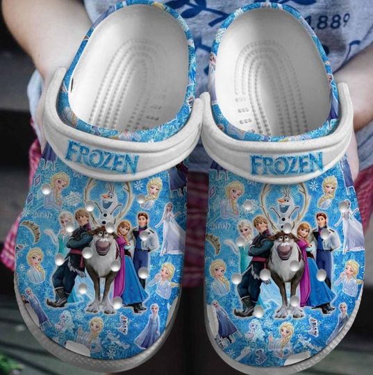 Discover Frozen Cartoon Clogs, Frozen Cartoon Summer Shoes, Frozen Clogs For Men Women Kids, Clogs Sandals, Clogs For Summer, Christmas Gifts