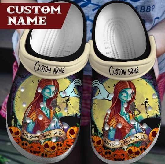 Discover The Nightmare Before Christmas Clogs, Nightmare Summer Shoes, Jack and Sally Clogs For Men Women Kids, Clogs Sandals, Clogs For Summer