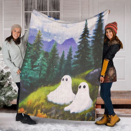Discover Halloween Goth Blanket, Halloween Blanket, Halloween Pumpkin Blanket, Halloween Blanket, Halloween Fleece Mink Sherpa Blanket, Gift Family