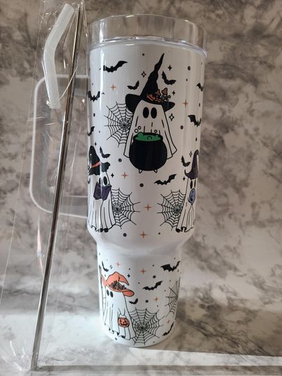 Discover Halloween Ghost Tumbler 40 Oz | Halloween Gift