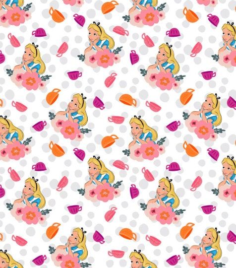 Discover Disney Alice in Wonderland Fleece Anti Pill Plush Disney Fleece  Blanket