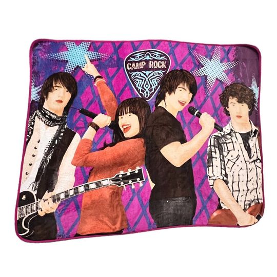 Discover Vintage Camp Rock Fleece Blanket 62 x 51 Disney