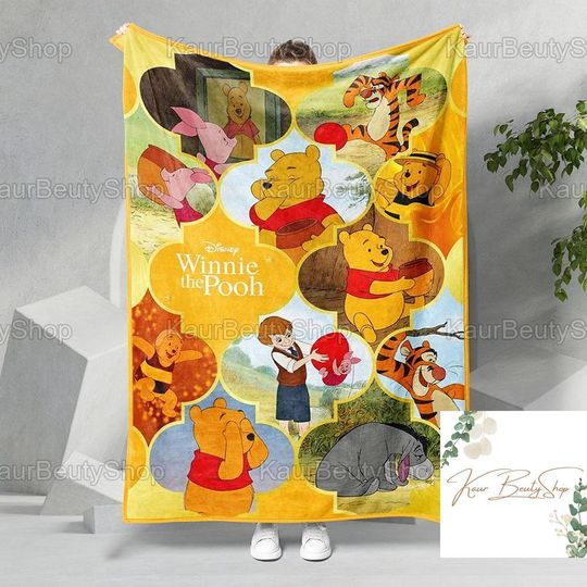 Discover Halloween Winnie The Pooh Blanket, Pooh And Friends Blanket, Movie Disney Blanket