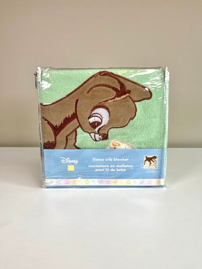 Bambi Fleece Crib Blanket - Disney Baby New In Packaging