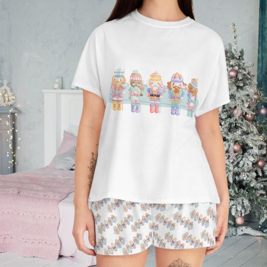 Pajama set, Christmas pjs, cute couple pyjamas, xmas pyjama set, holiday pyjama, nutcracker pajama
