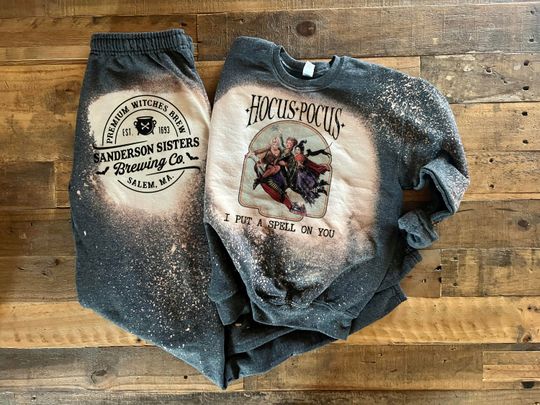 4th Sanderson Sister T-shirt Pajamas Set | Halloween Sleepwear