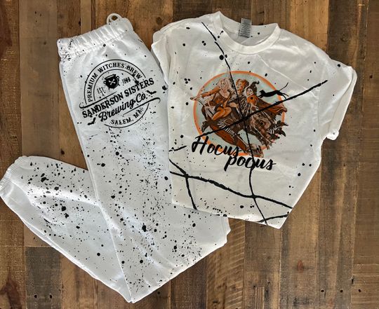 Discover Halloween T-shirt Pajamas Set | Halloween Sleepwear