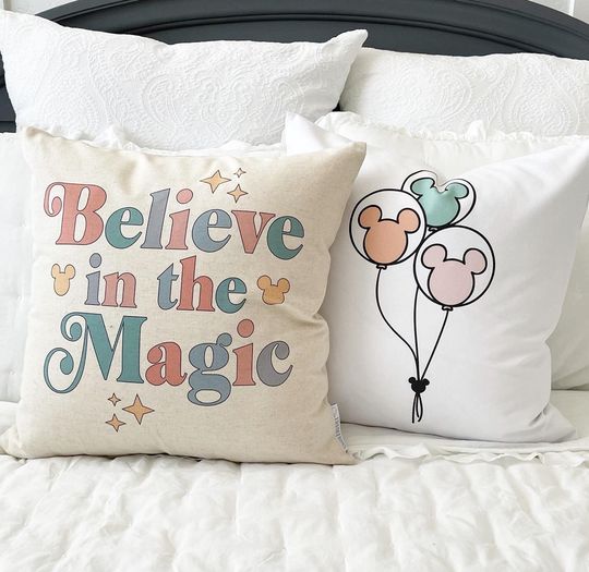 Discover Happiest Place on Earth pillow covers, Disney pillow covers