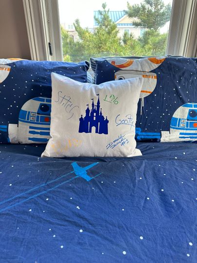 Discover Disneyworld Must Haves, Disney pillow covers, Disney decor, Disney autographs